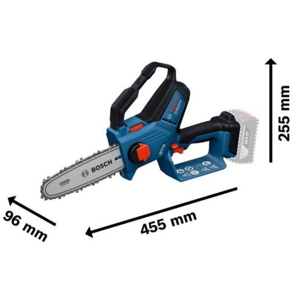 Serra de Poda a Bateria BOSCH GKE 18V-20 Professional (18 V - Azul), miniatura 4