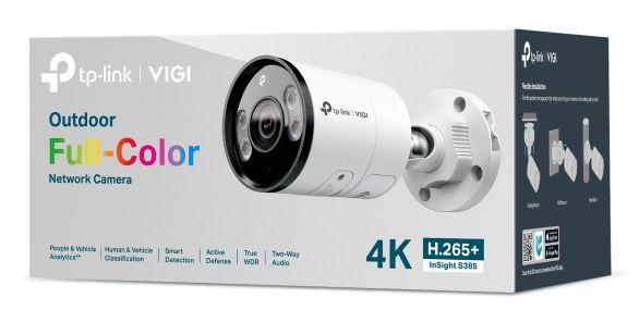 Câmara de Segurança IP TP-LINK VIGI InSight S385(4mm) (Exterior - 8 MP - 3840 x 2160 pixels - Branco) — miniatura 4
