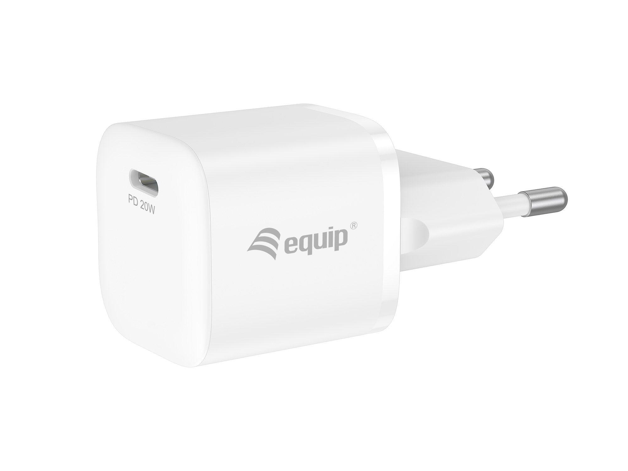 Carregador de Parede USB-C EQUIP 245530 (20 W - Branco), miniatura 2