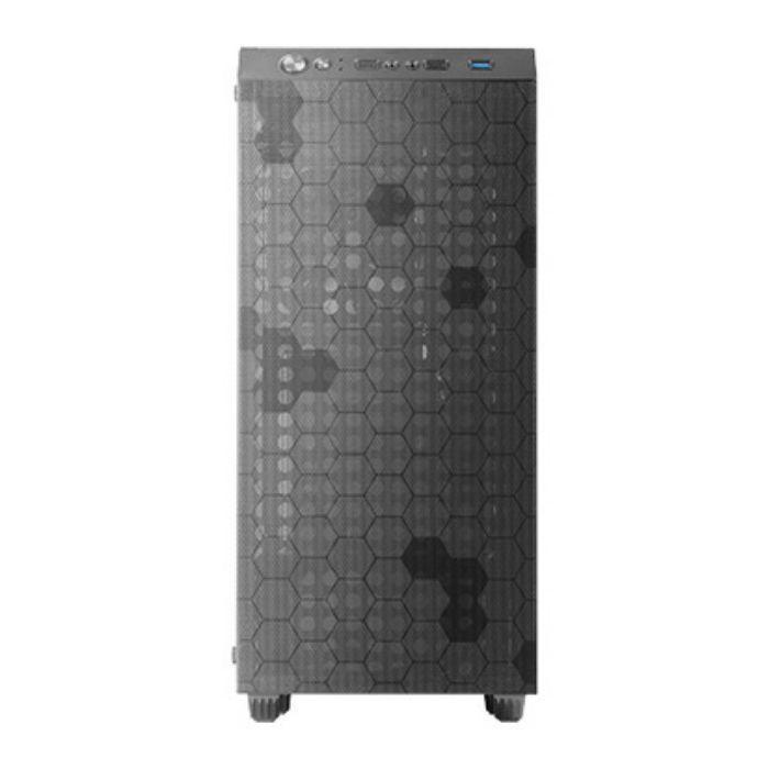 Caixa PC MARS GAMING MC-Q3 (ATX, micro ATX, Mini-ITX - Midi Tower - 16 cm - Cinzento) — miniatura 2