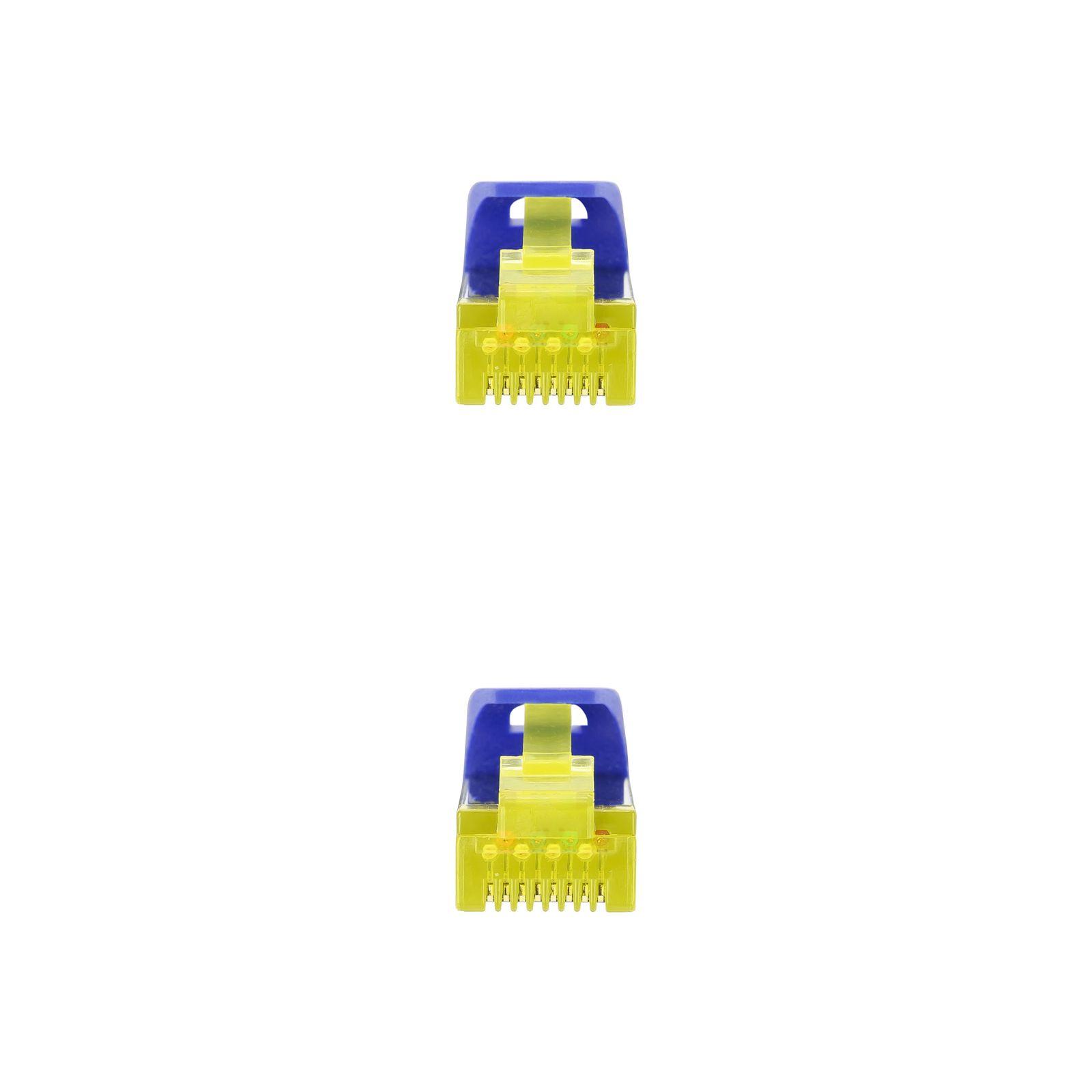 Cabo de Rede RJ45 NANOCABLE 10.20.1900-BL (0,5 m - Cat6A - RJ-45 - Azul), miniatura 3
