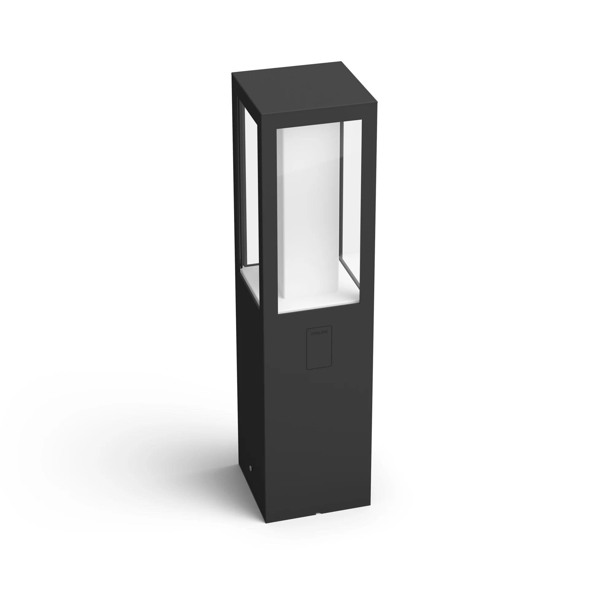 Candeeiro de Pedestal Exterior PHILIPS Hue Impress 17431/30/P7 (Vidro - Preto) — miniatura 2