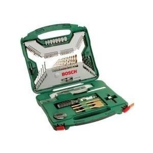 Conjunto de Brocas, Pontas e Chaves de Caixa BOSCH X-Line Titanium (Verde)