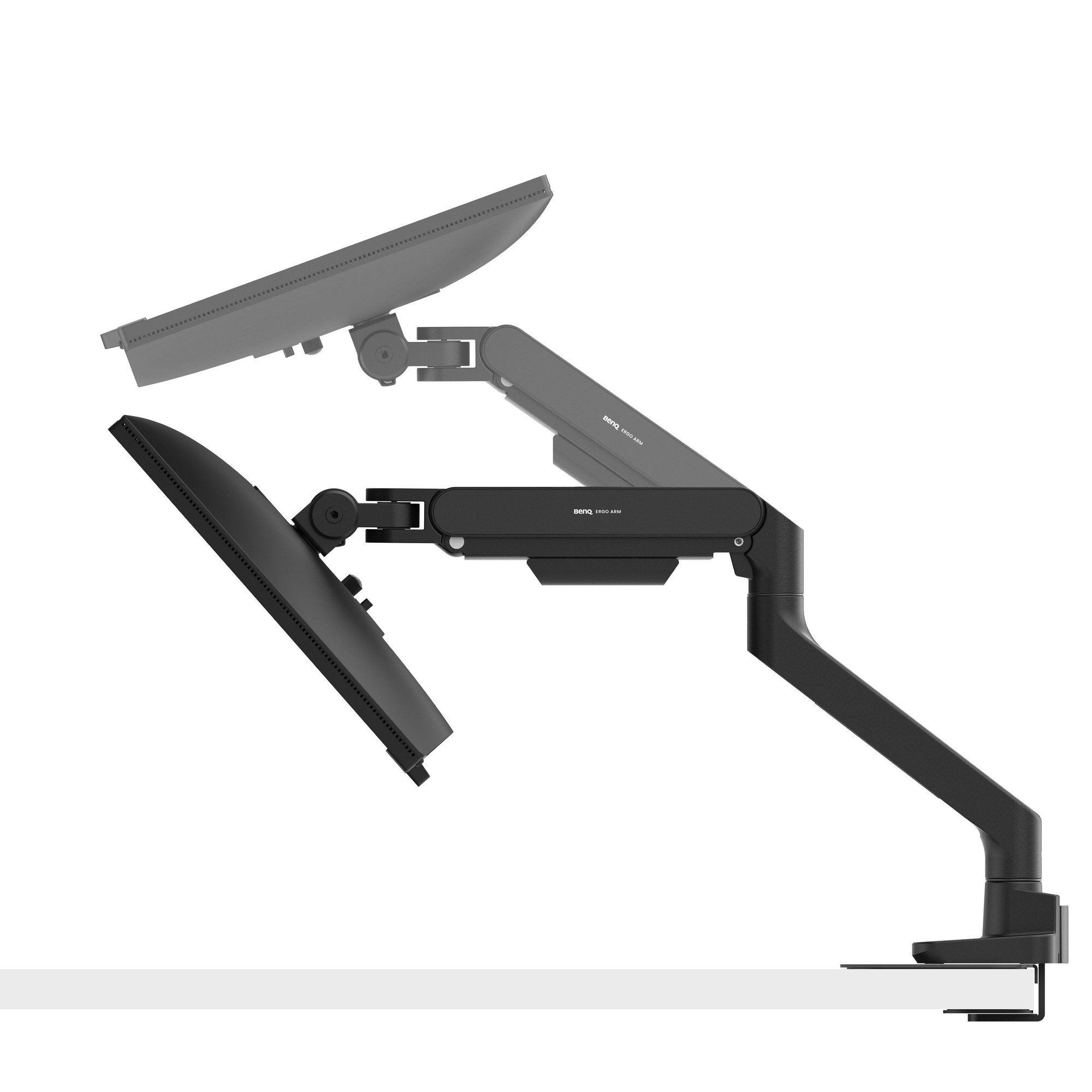 Suporte Duplo de Monitor BENQ Ergo Arm BDH01 (17–35" - 40 kg - Preto), miniatura 5
