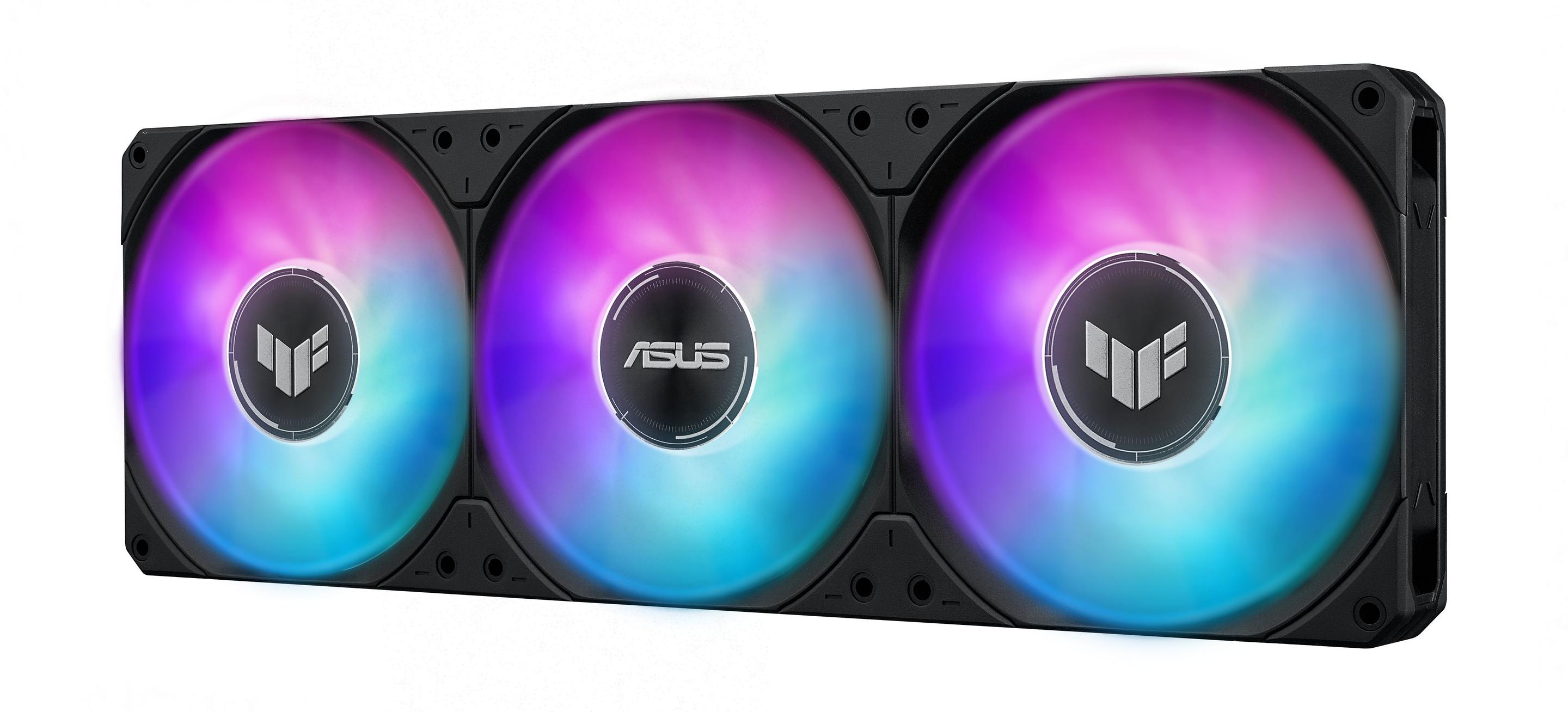 Sistema de Refrigeração Líquida Tudo-em-Um ASUS TUF Gaming LC III 360 ARGB LCD (120 mm - 3 ventoinhas - 2600 RPM - Preto), miniatura 3