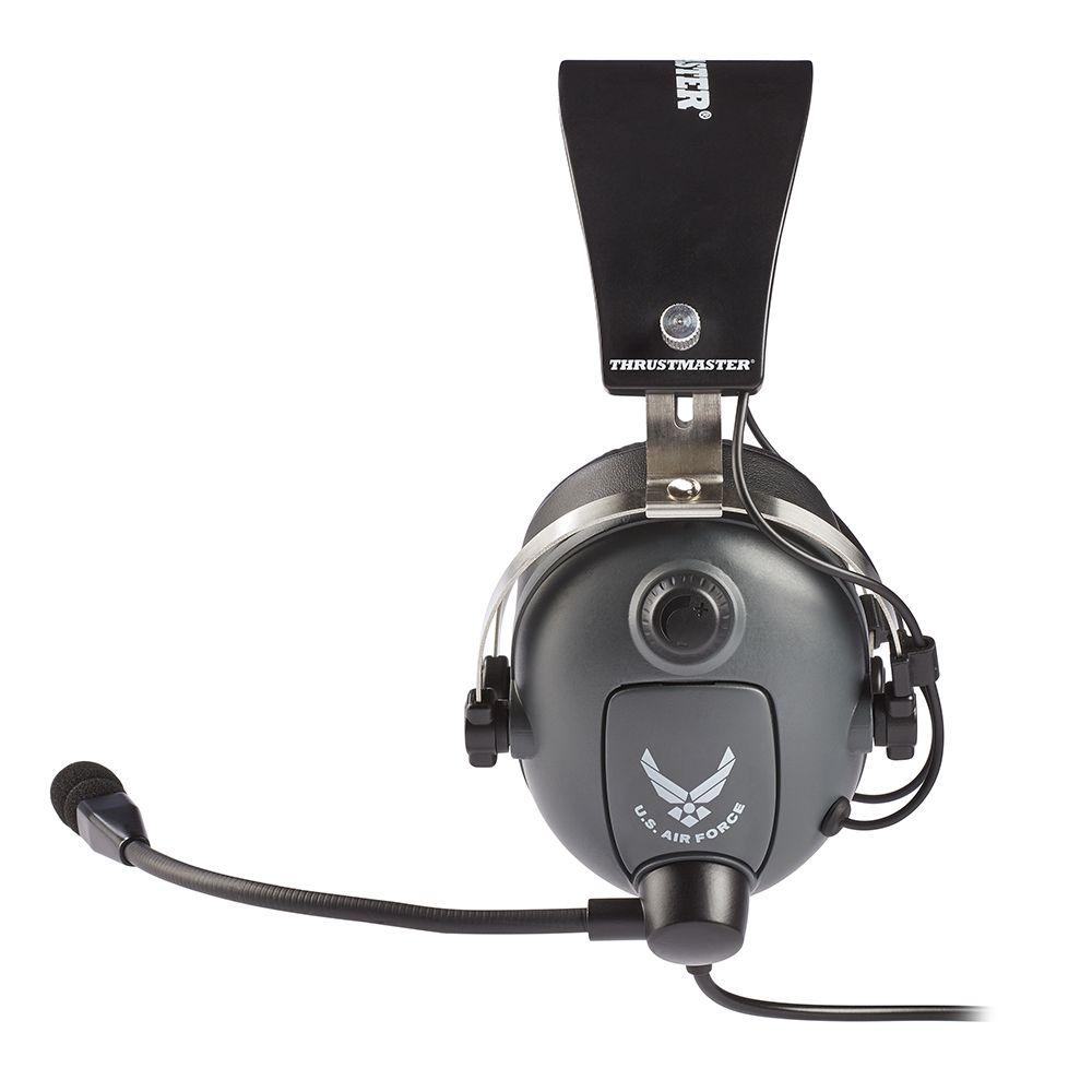 Headset THRUSTMASTER T.Flight U.S. Air Force Edition (Binaural - Com fios - Circum-aural - Preto e Cinzento), miniatura 5