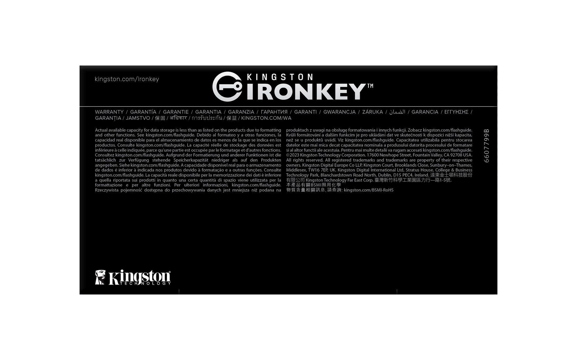 Pen USB KINGSTON IronKey D500S (USB Type-A - USB-A - 3.2 Gen 1 - Preto) — miniatura 7