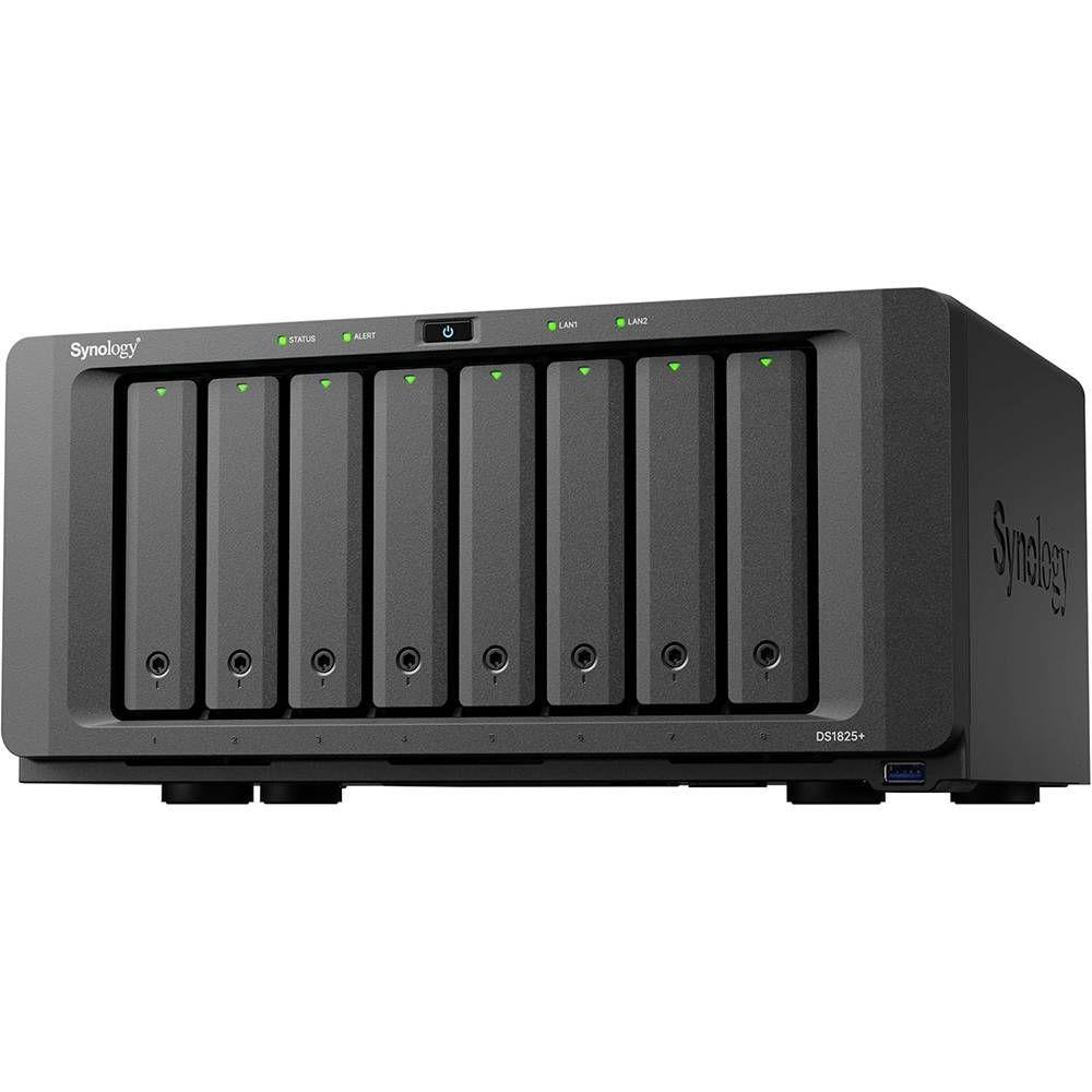 NAS SYNOLOGY DiskStation DS1825+ (3.5,M.2,2.5 " - M.2, SATA - AMD - Preto) — miniatura 5