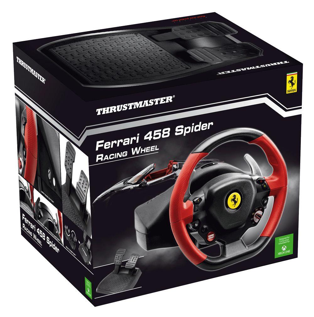 Volante e Pedais THRUSTMASTER Ferrari 458 Spider (Xbox - Com fios - Preto e Vermelho) — miniatura 5