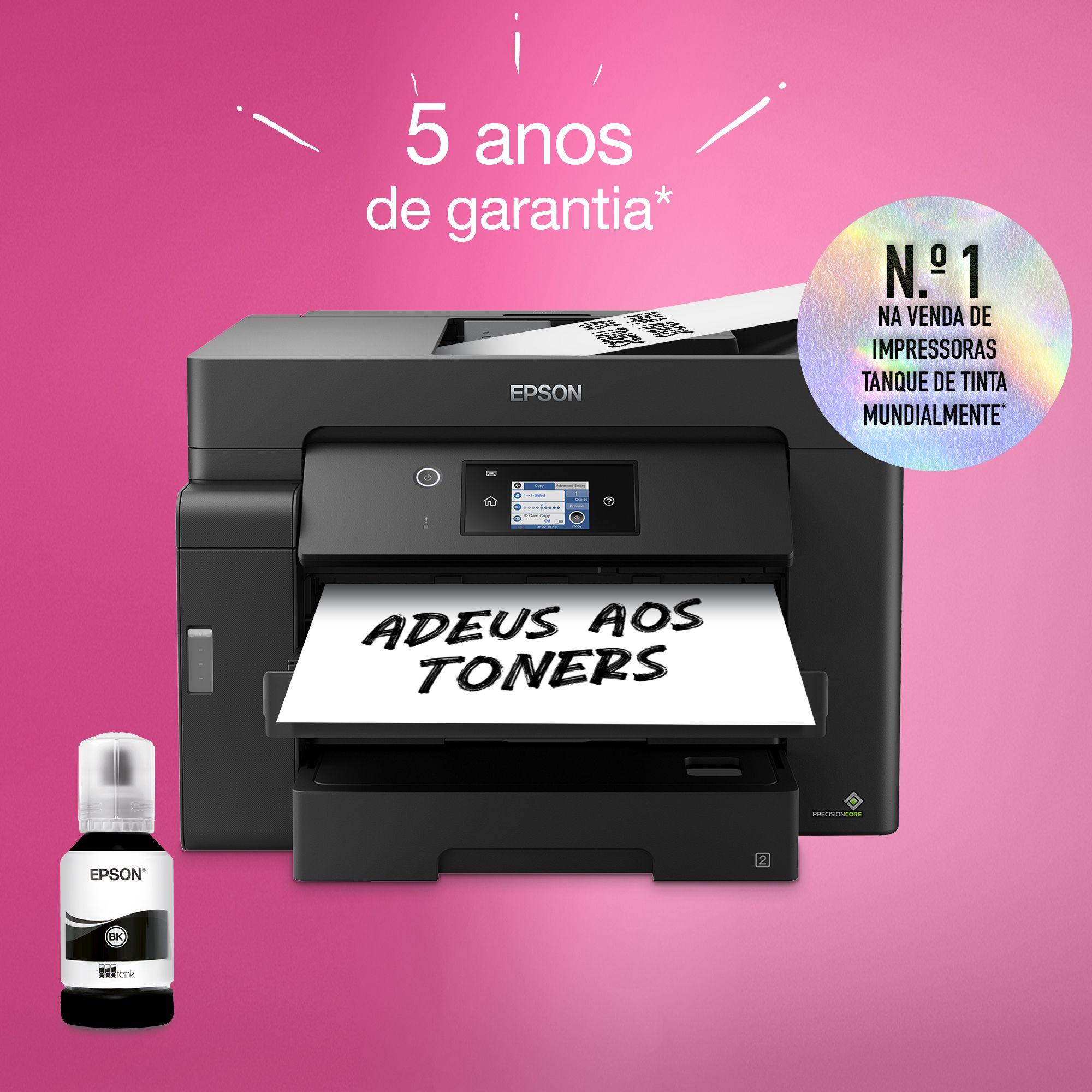 Impressora Multifunções EPSON EcoTank ET-M16600 (A3 - Impressão a preto e branco - 550 folhas - Preto), miniatura 4