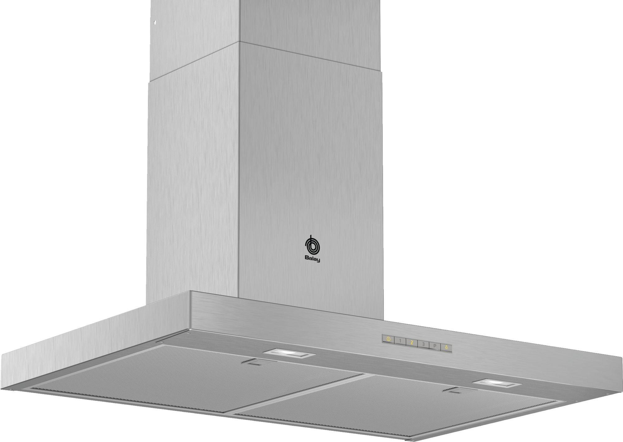 Exaustor de Parede BALAY 3BC077EX (Altura 63,5-107,5 cm - 75 cm - 50 cm - Inox)
