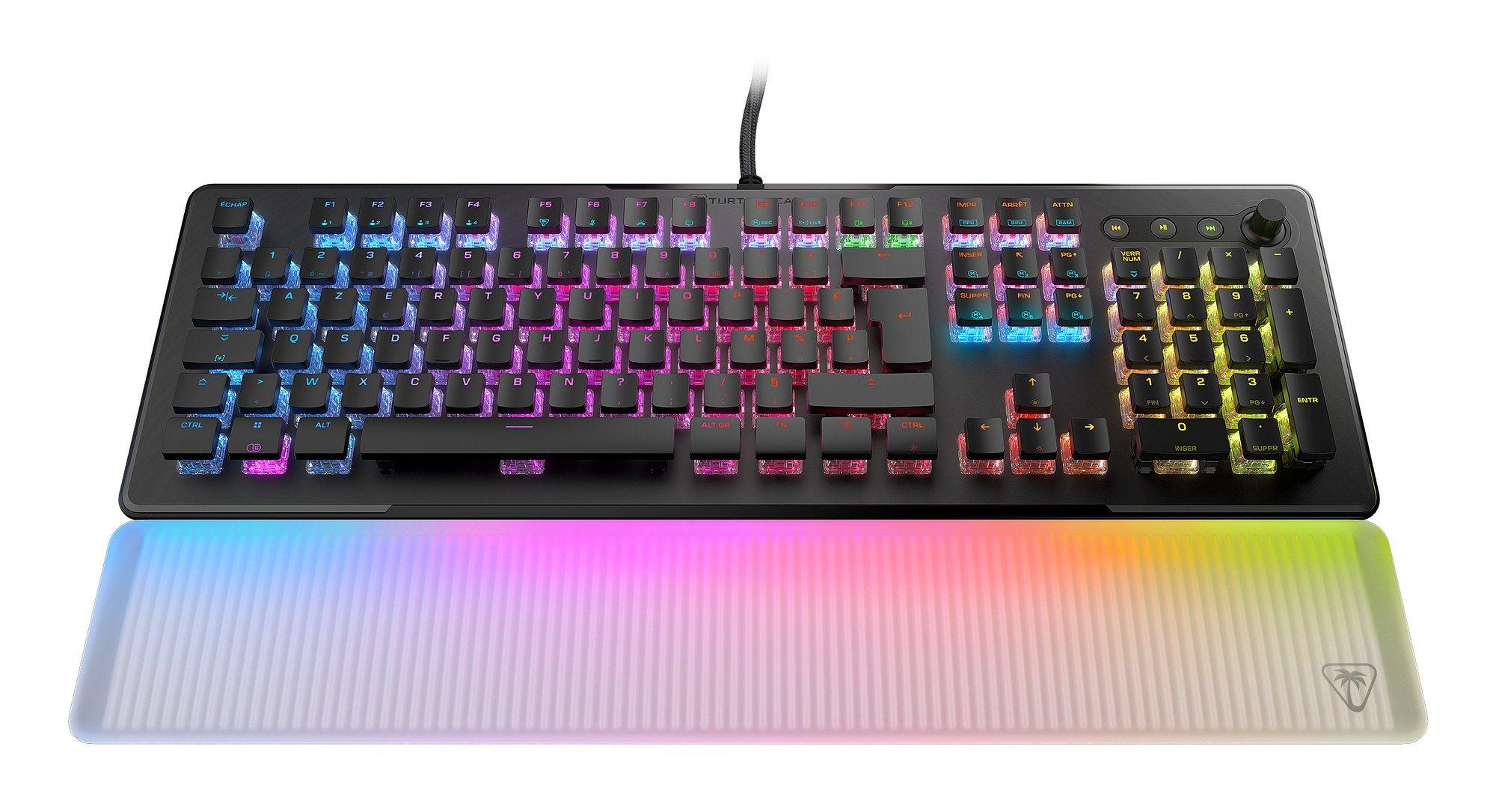 Teclado Gaming TURTLE BEACH Vulcan II Max (Alemão - Switch opto-mecânico - Tamanho completo - Preto)