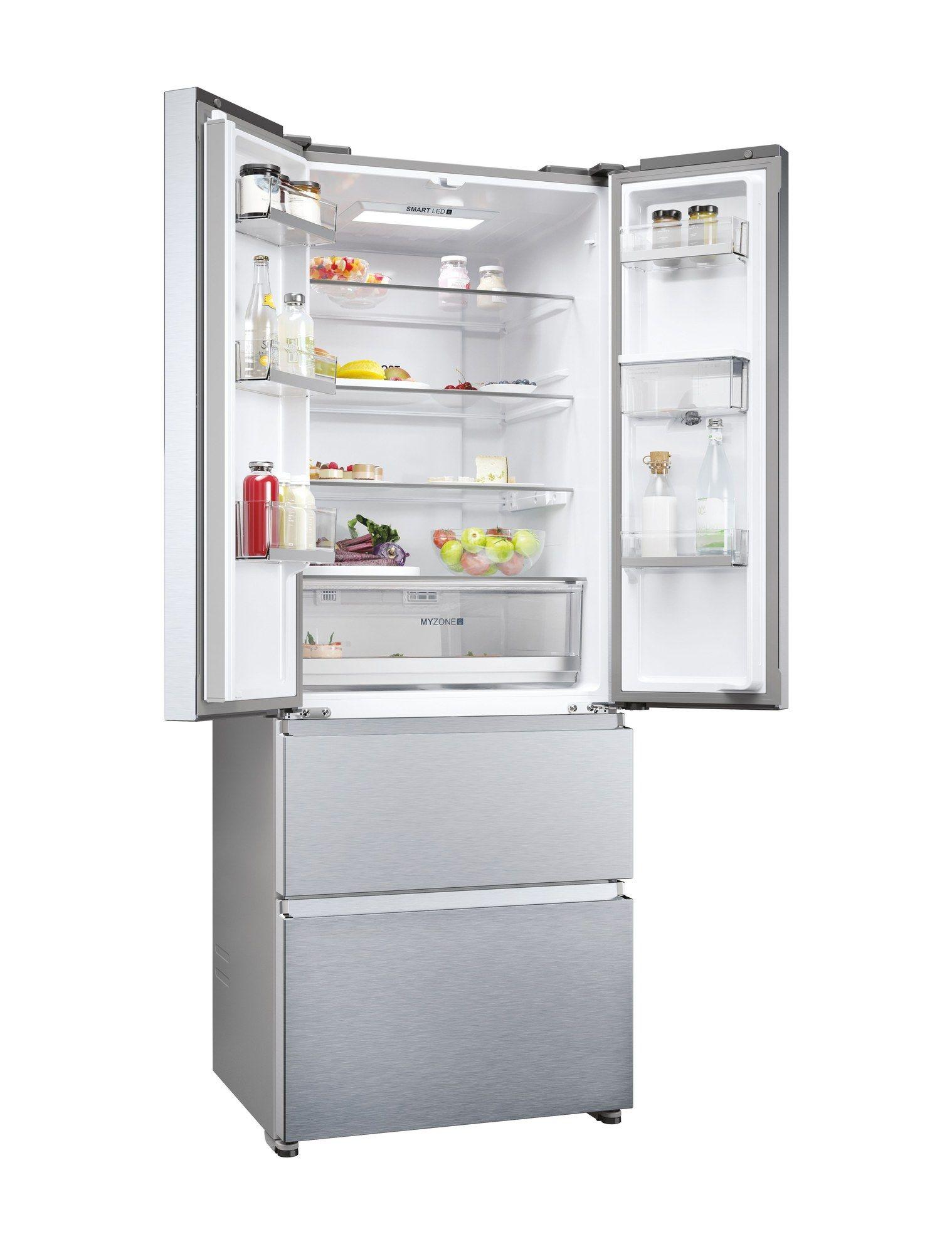 Frigorífico Americano Independente HAIER HFR5719EWMG (444 l - 190x70x67,5 cm - 190 cm - Prateado), miniatura 4