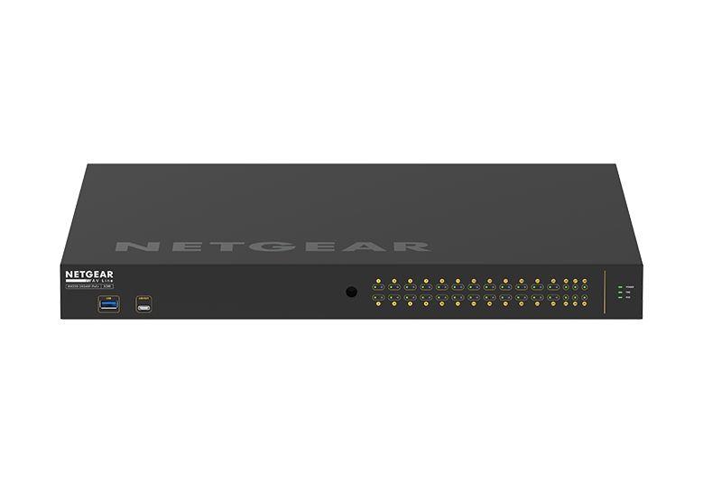 Switch Gerido NETGEAR M4250 GSM4230PX-100EUS (Gigabit Ethernet - 16 MB - 132 Gbit/s - Preto)