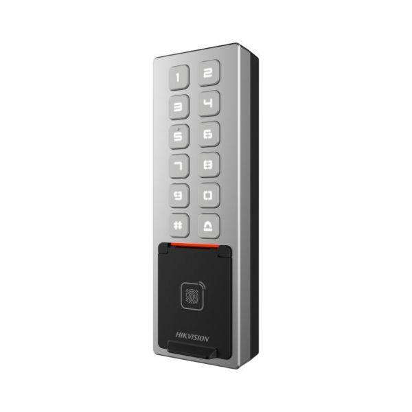Terminal de Controlo de Acessos HIKVISION DS-K1T805EBFWX (Impressão Digital, Cartão EM e PIN - IP65, IK08) — miniatura 2