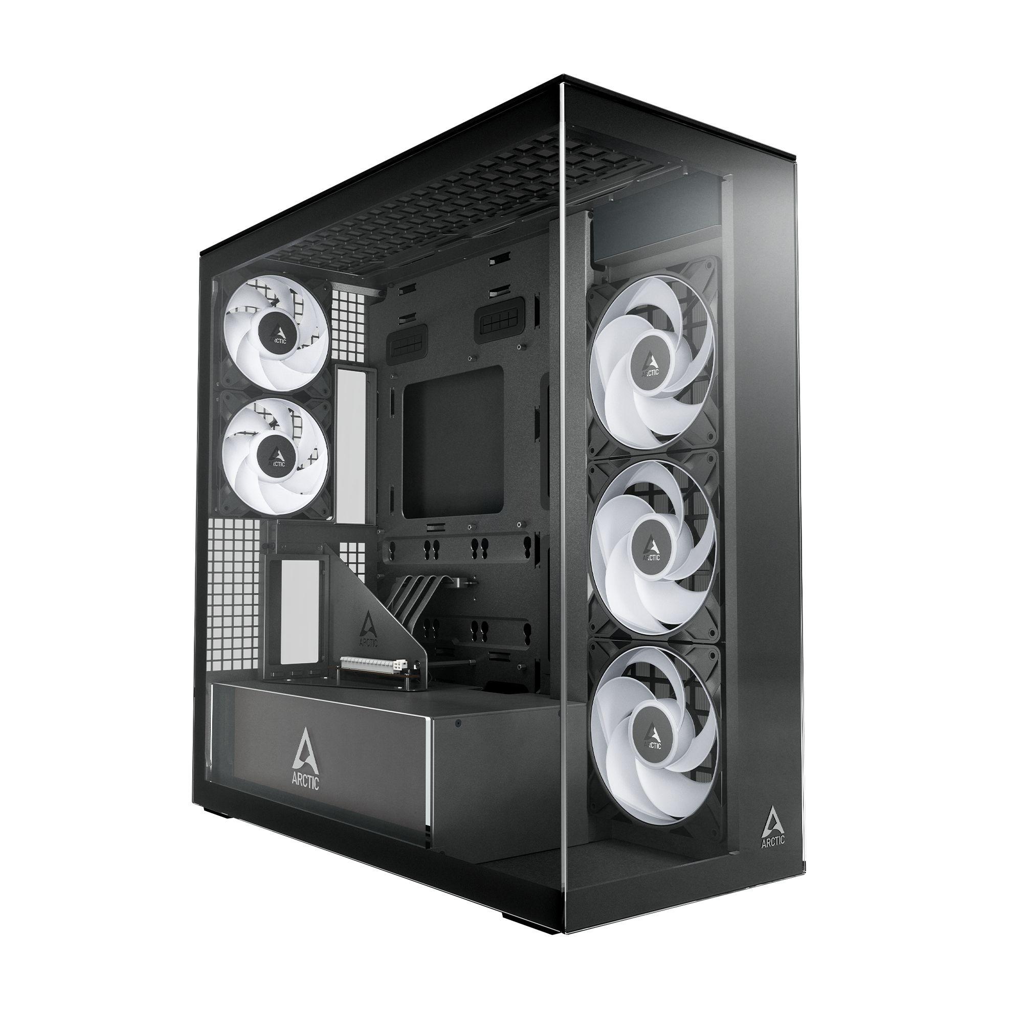 Caixa PC ARCTIC Xtender VG (EATX, ATX, micro-ATX, Mini-ITX - PC - EATX, ATX, micro ATX, Mini-ITX - Preto e Transparente) — miniatura 5