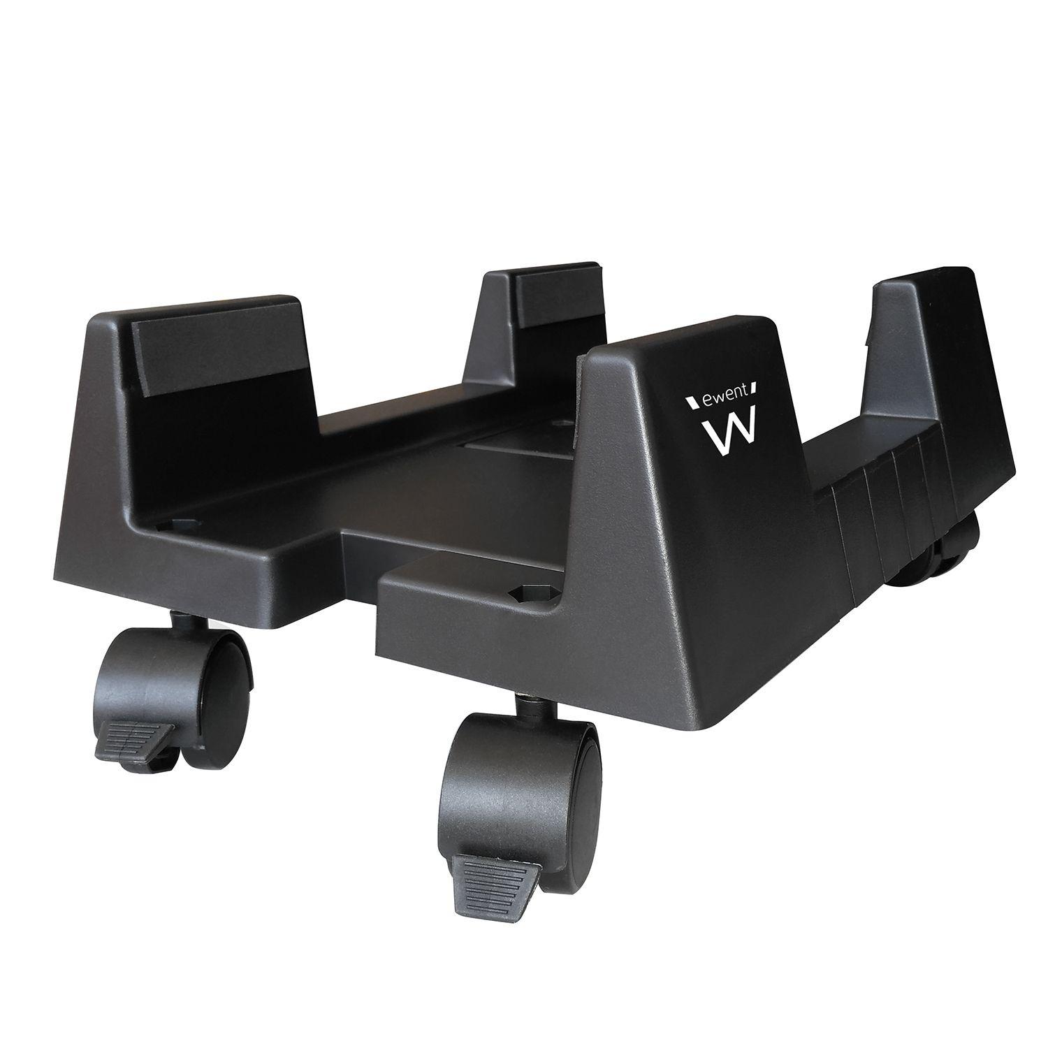 Suporte com Rodas para Torre PC EWENT EW1290 (Sintéticos ABS - Preto), miniatura 4
