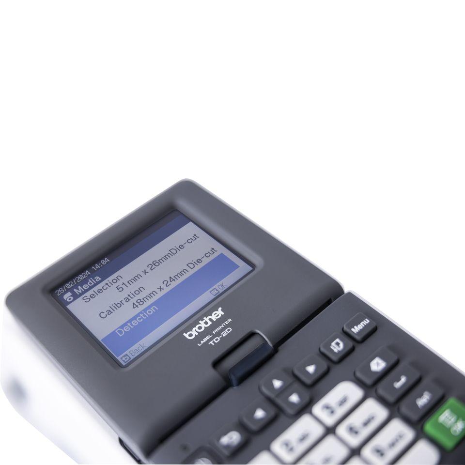 Impressora de Etiquetas BROTHER TD-2320DSA(300) (Com fios - Windows 10, Windows 11 - Preto/Cinzento), miniatura 7