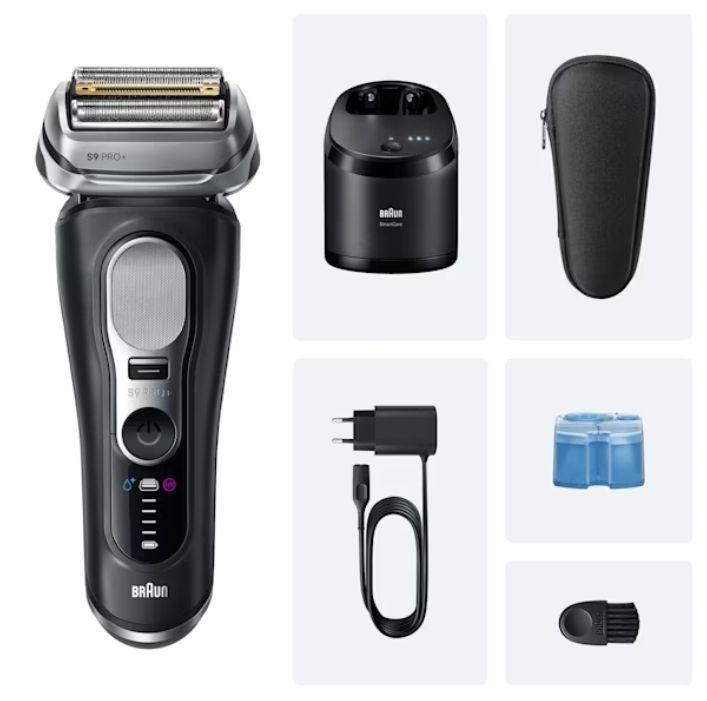 Máquina de Barbear BRAUN Series 9 Pro+ 9660CC (Aço inoxidável - Preto e Prateado), miniatura 3
