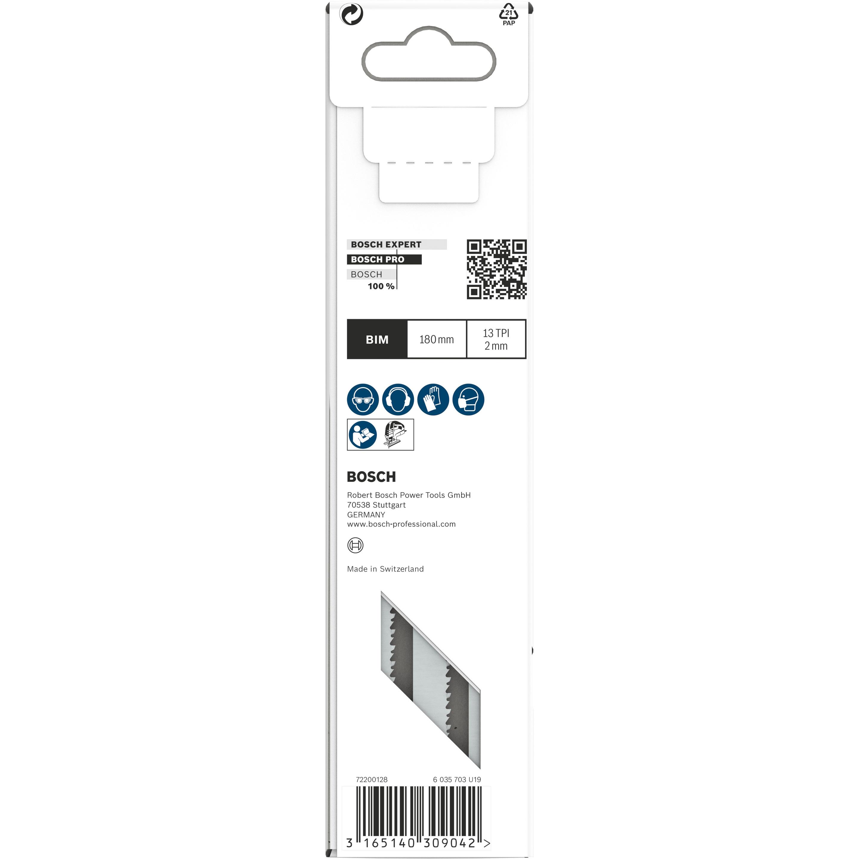 Lâmina de Serra Vertical BOSCH T 718 BF (Bimetal - Cinzento) — miniatura 5