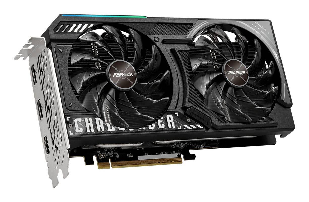 Placa Gráfica ASROCK RX9060XT CL 16GO (AMD Radeon RX 9060 XT - 16 GB - GDDR6 - Preto), miniatura 4