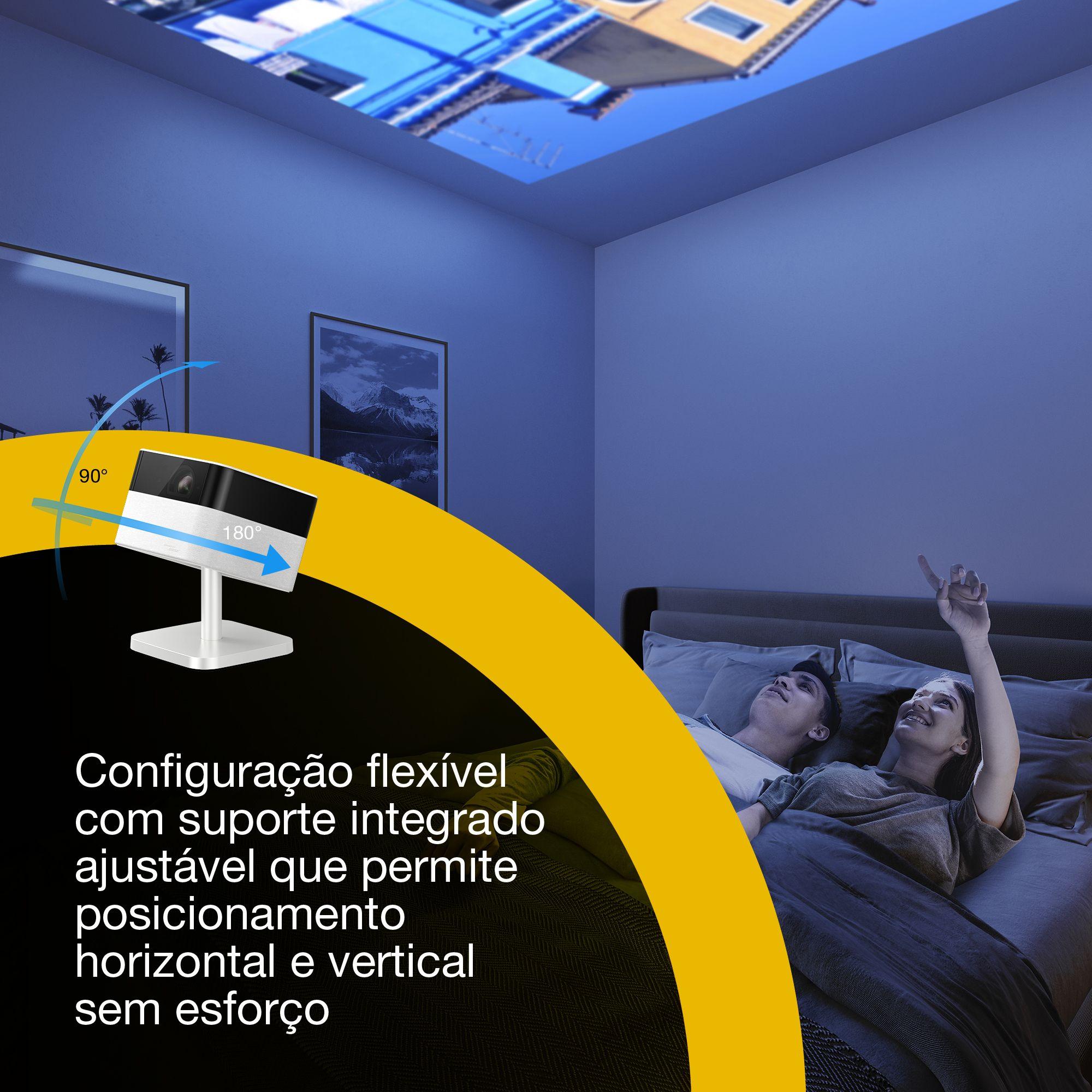 Projetor EPSON Lifestudio Flex Plus EF-71 (1080p - 30–150 polegadas - Google TV - Branco Diamante) — miniatura 5
