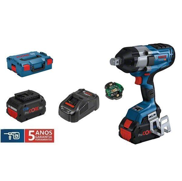 Chave de Impacto BOSCH GDS 18V-1050 HC Professional (18V - 1050 Nm - 3/4" - Preto e Azul)