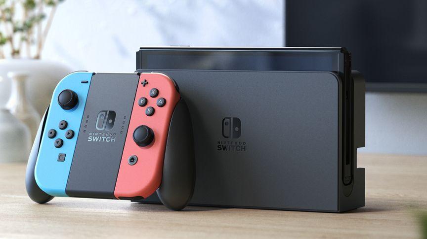 Consola Portátil NINTENDO Switch OLED (NVIDIA - 64 GB - 7" - Azul e Vermelho Neon) — miniatura 8