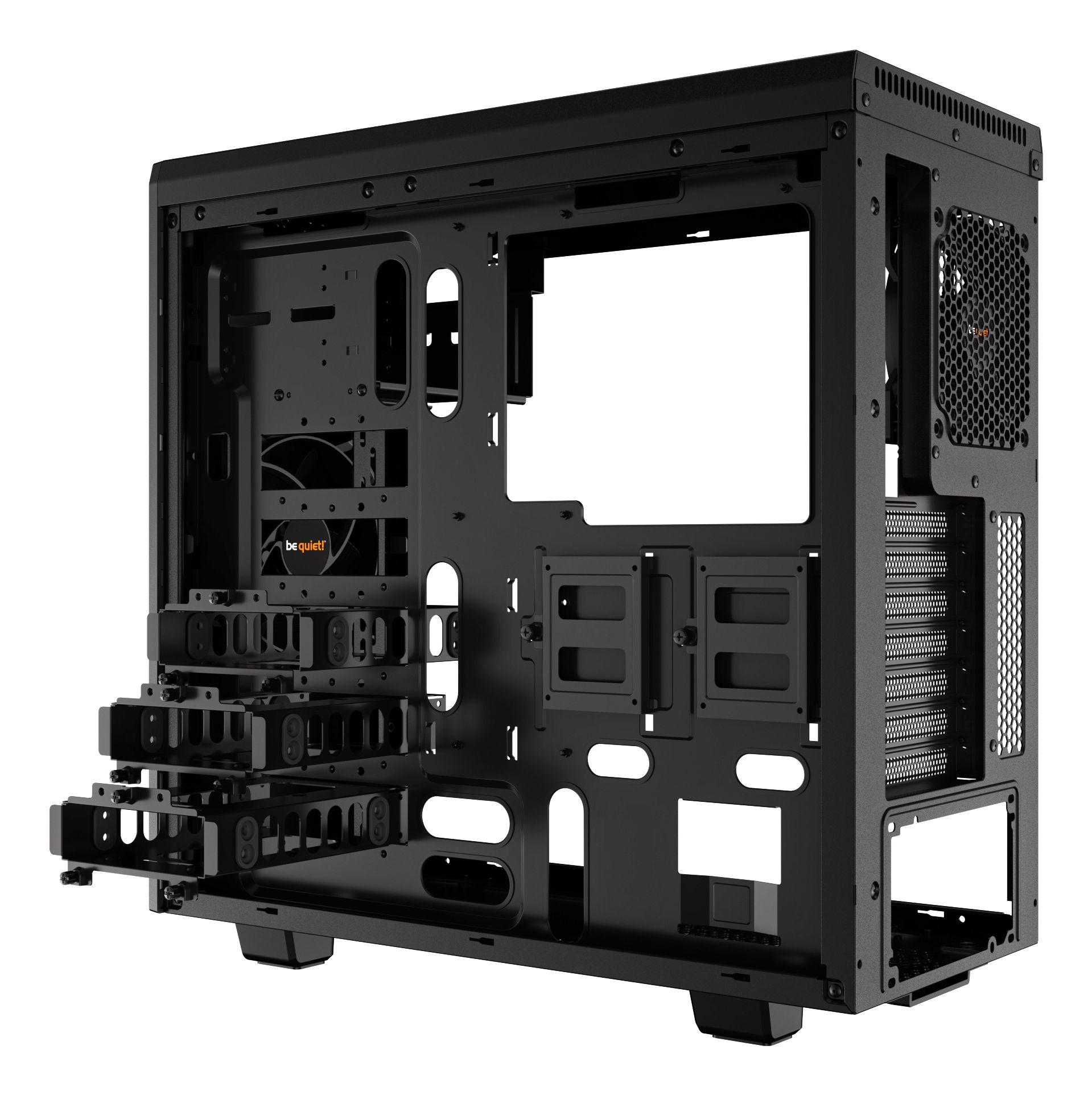 Caixa PC BE QUIET! Pure Base 600 (ATX, micro ATX, Mini-ITX - Midi Tower - ATX, micro-ATX, Mini-ITX - Preto) — miniatura 6