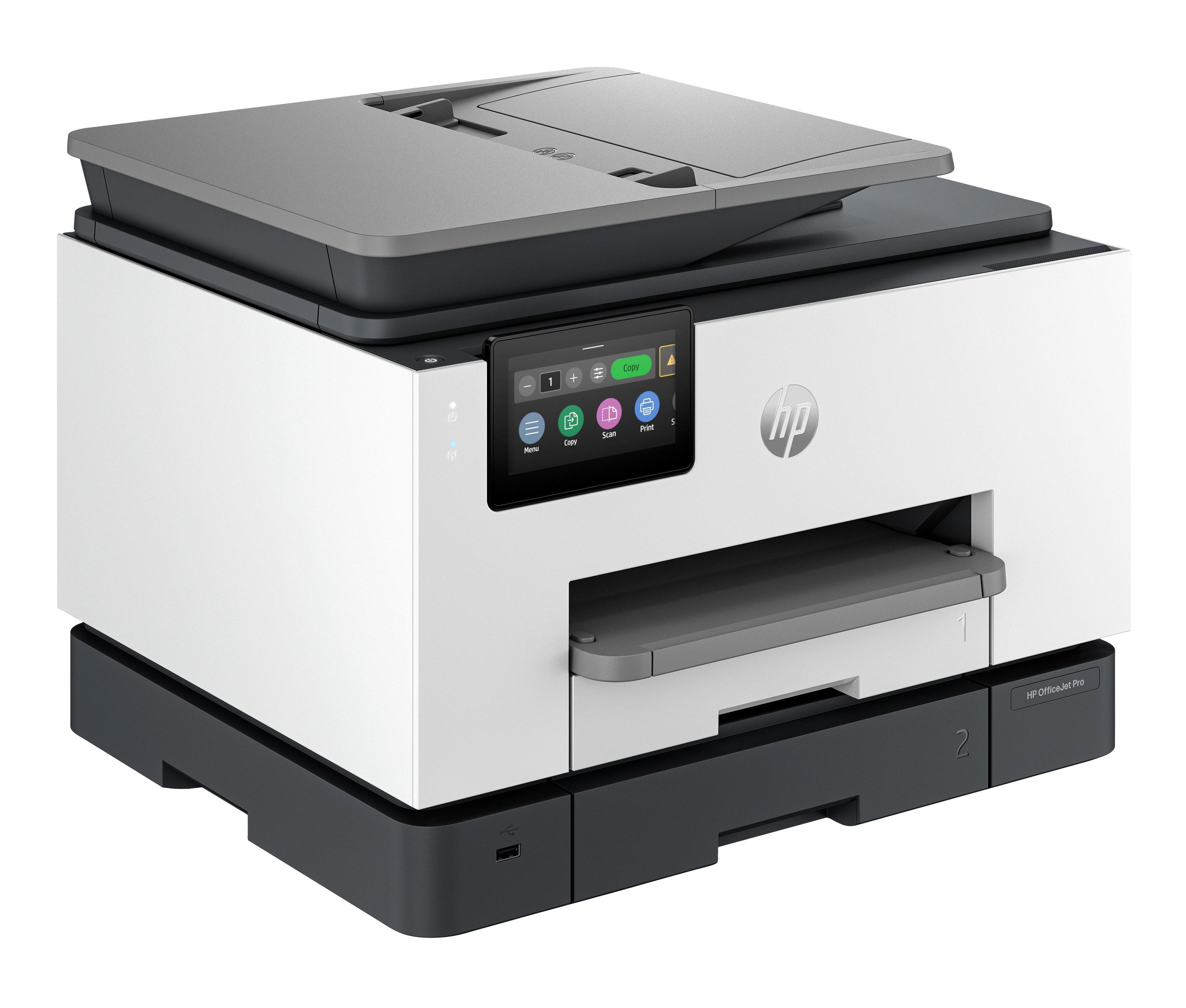 Impressora Multifunções HP OfficeJet Pro 9132e (A4 - Impressão a cores - 500 folhas - Cinzento), miniatura 3
