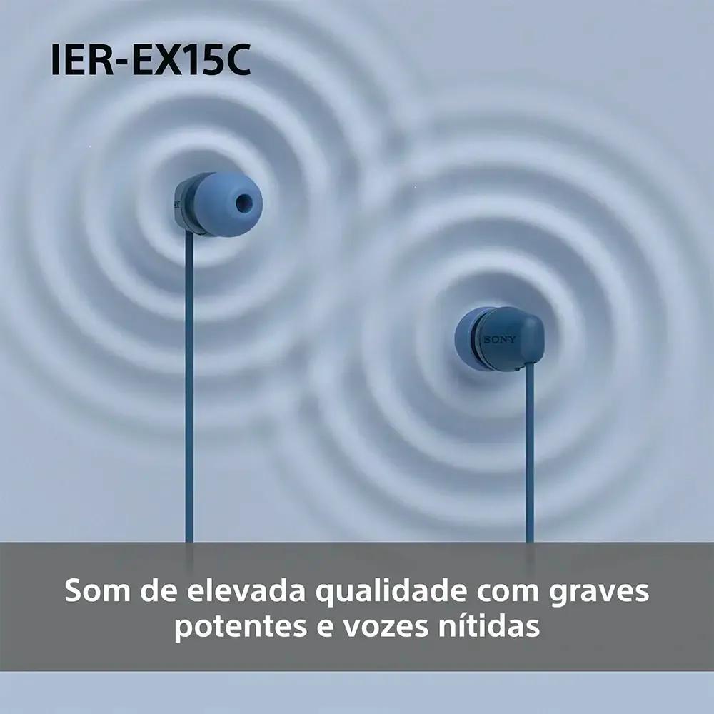 Auscultadores SONY IEREX15CL (Binaural - Com fios - Intra-auditivo - Azul), miniatura 5