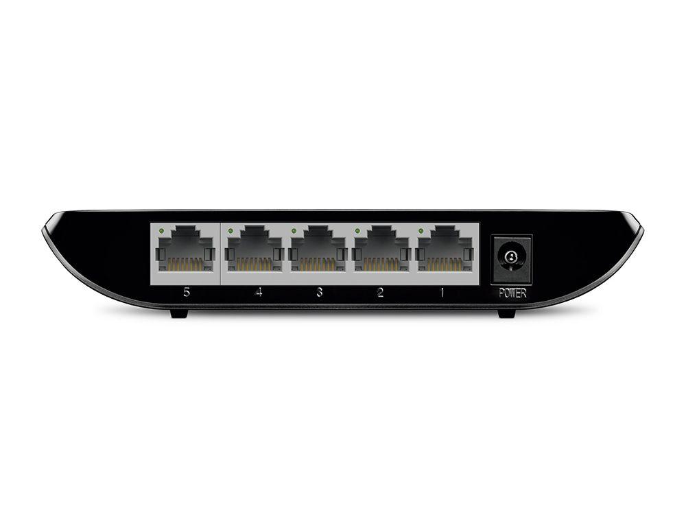 Switch TP-LINK TL-SG1005D (Gigabit Ethernet - 10 Gbit/s - 15000 bytes - Preto) — miniatura 4