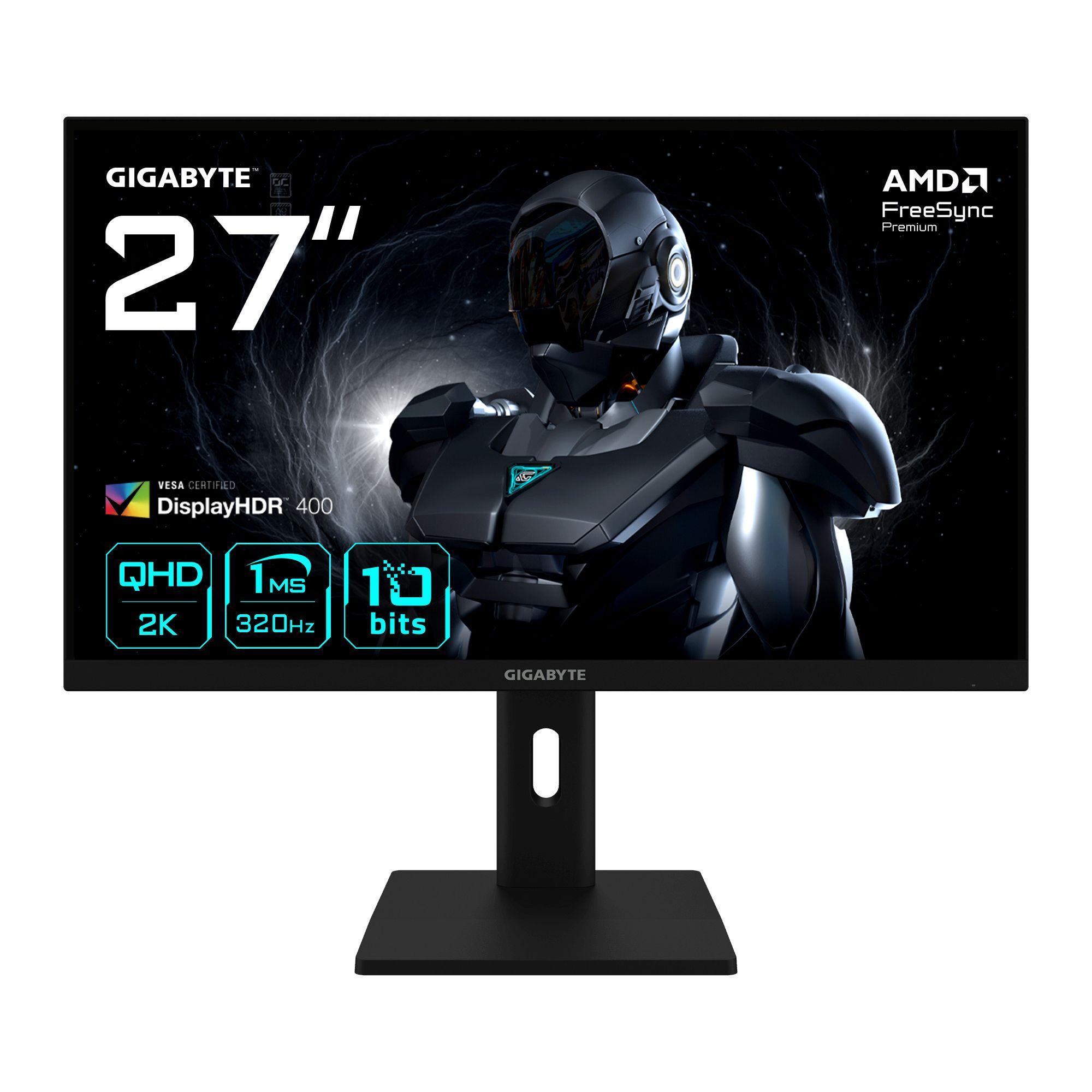 Monitor GIGABYTE G27Q3 (27" - IPS - 320 Hz - Preto)