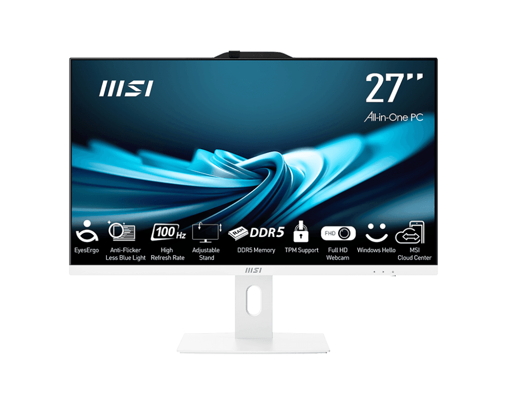 Computador All-in-One Barebone MSI PRO AP272P 14M-024BEU (27" - Intel H610 - Branco)