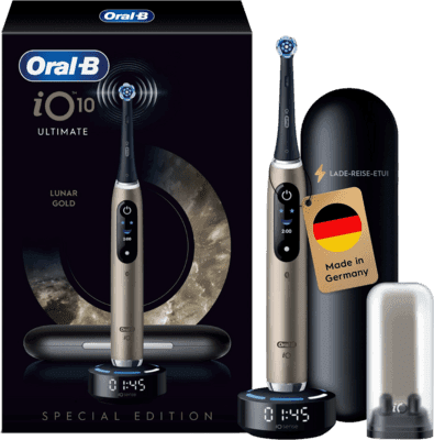 Escova de Dentes Elétrica ORAL-B iO Series 10 (Preto e Dourado)