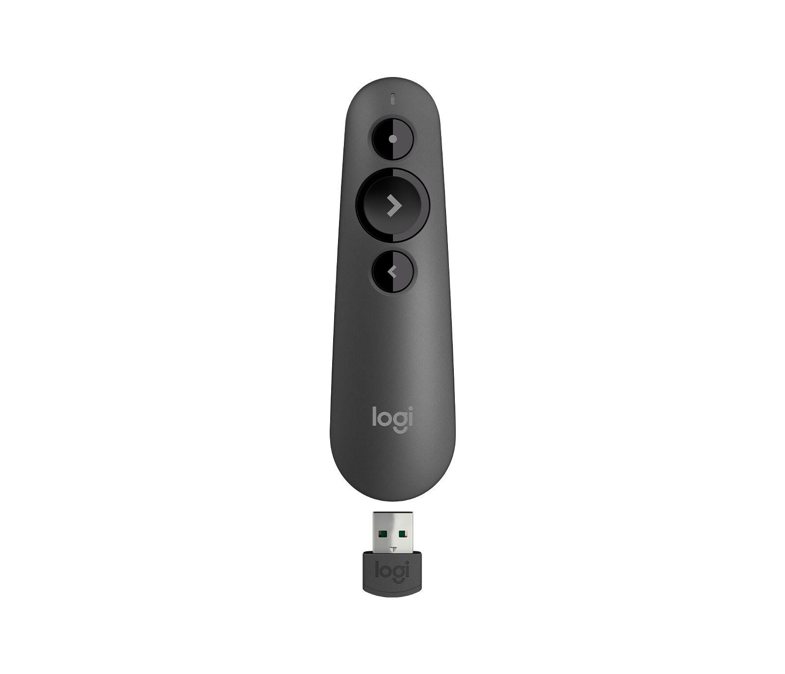 Comando de Apresentações LOGITECH R500s (Bluetooth/RF - USB - Grafite) — imagem 1