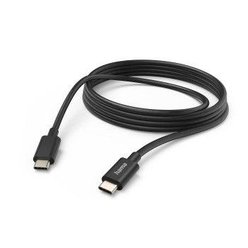 Cabo USB-C HAMA 00222579 (1 m - Dispositivos com ligação USB-C - Preto)