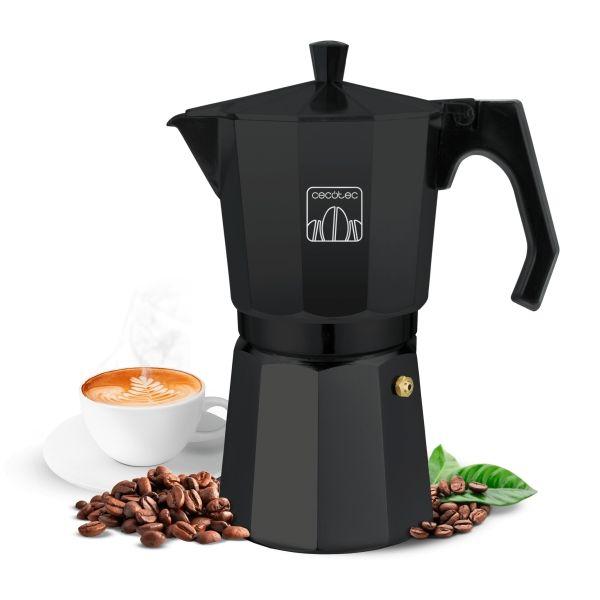 Cafeteira Italiana CECOTEC Mokclassic 600 (Altura 20,5 cm - Preto)