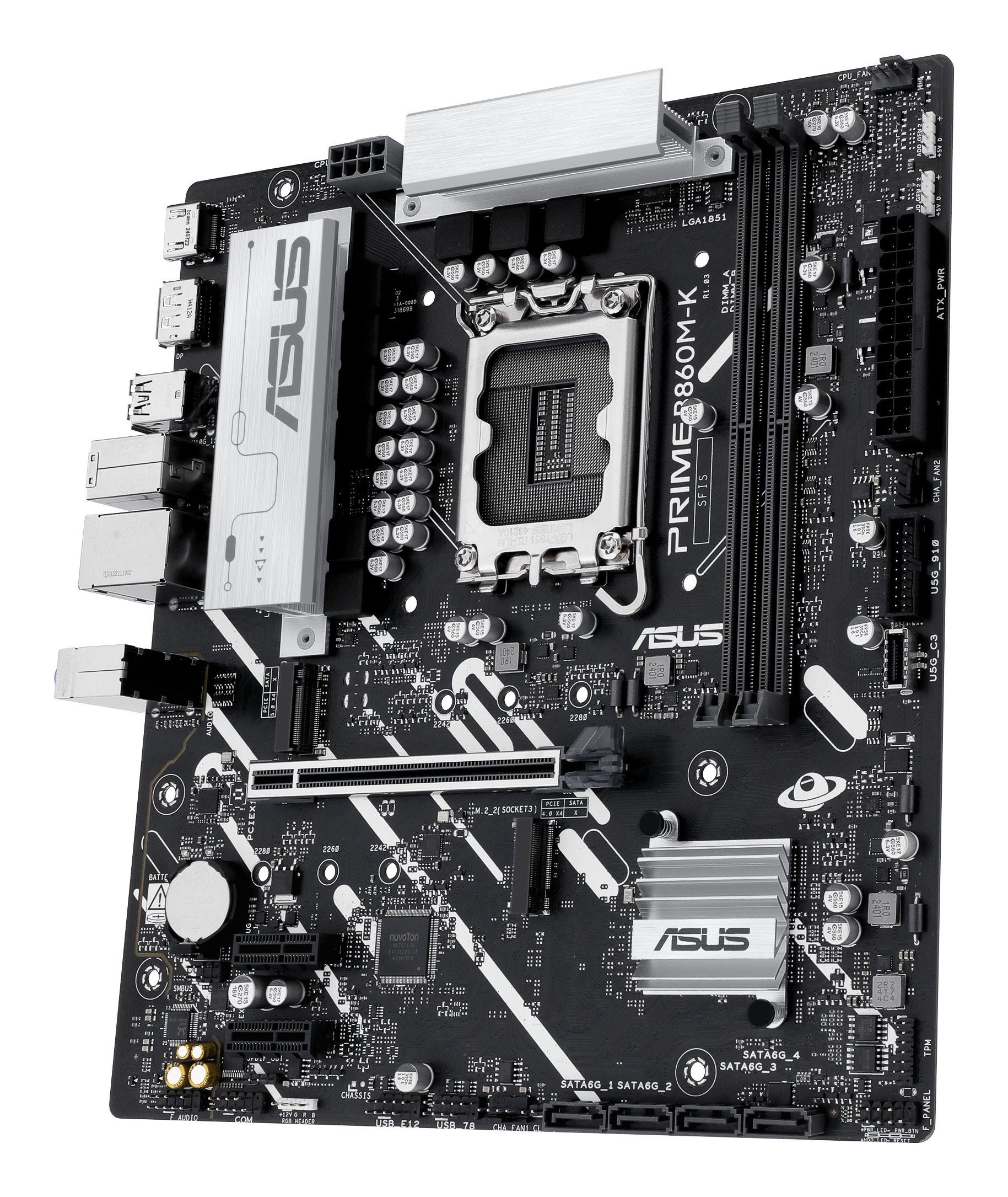 Motherboard ASUS PRIME B860M-K (LGA 1851 (Socket V1) - Intel Core Ultra - micro ATX) — miniatura 4