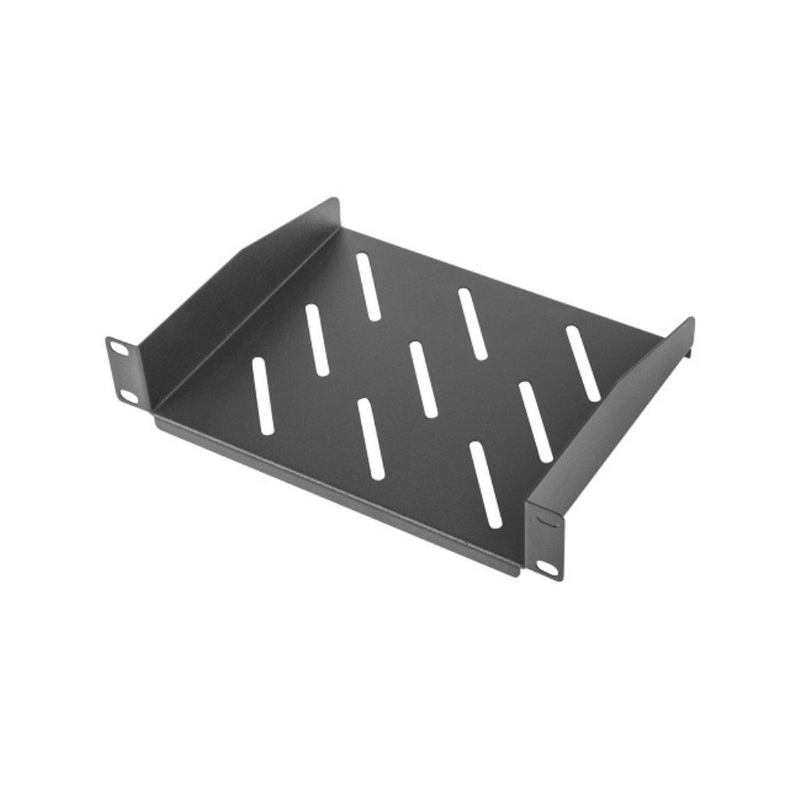 Bandeja Fixa de Rack LANBERG AK-1012-B (1 unidade - Preto)