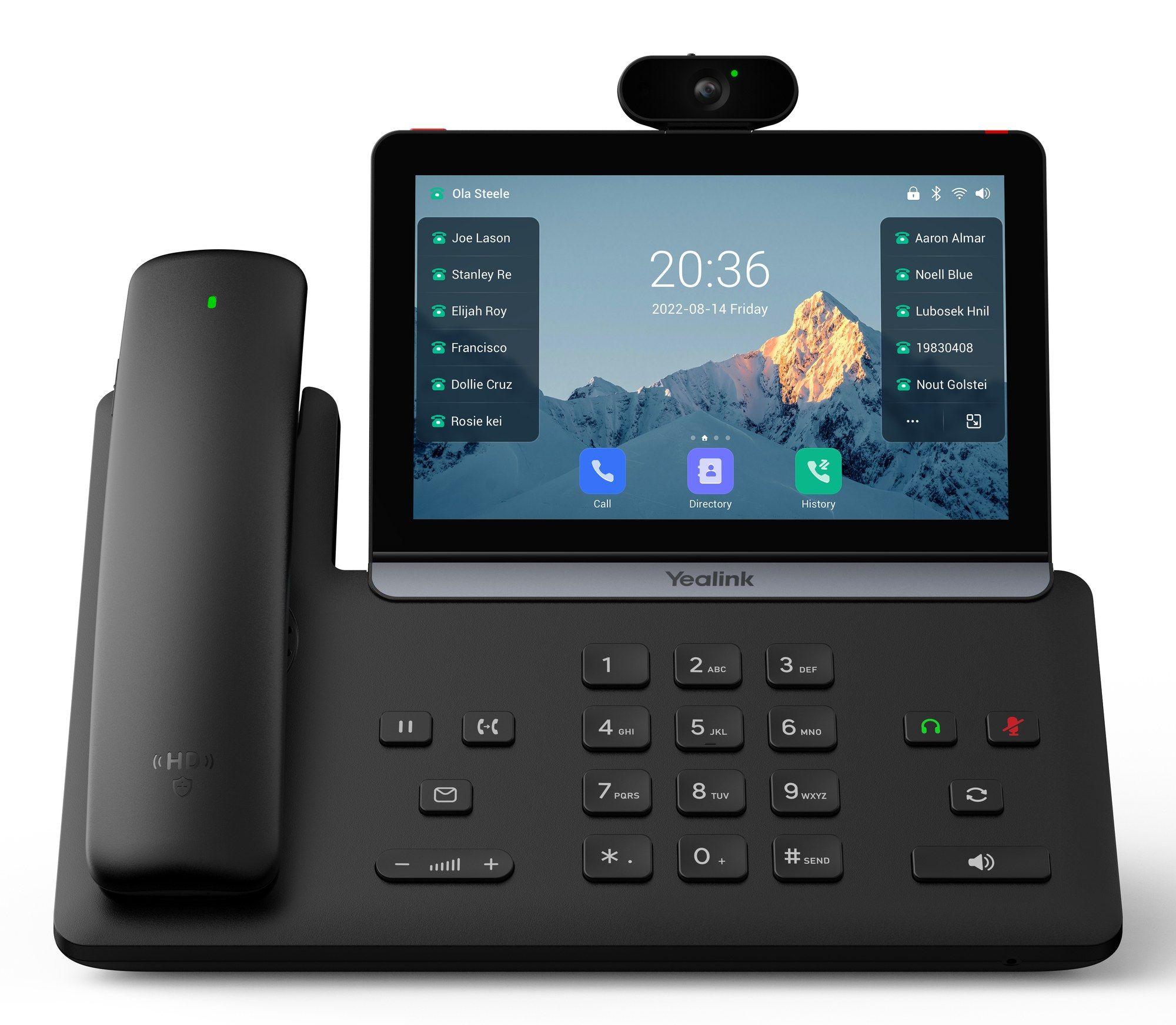 Telefone IP YEALINK SIP-T88V Pro (Até 17 horas - 7" - Android 13 - Preto)