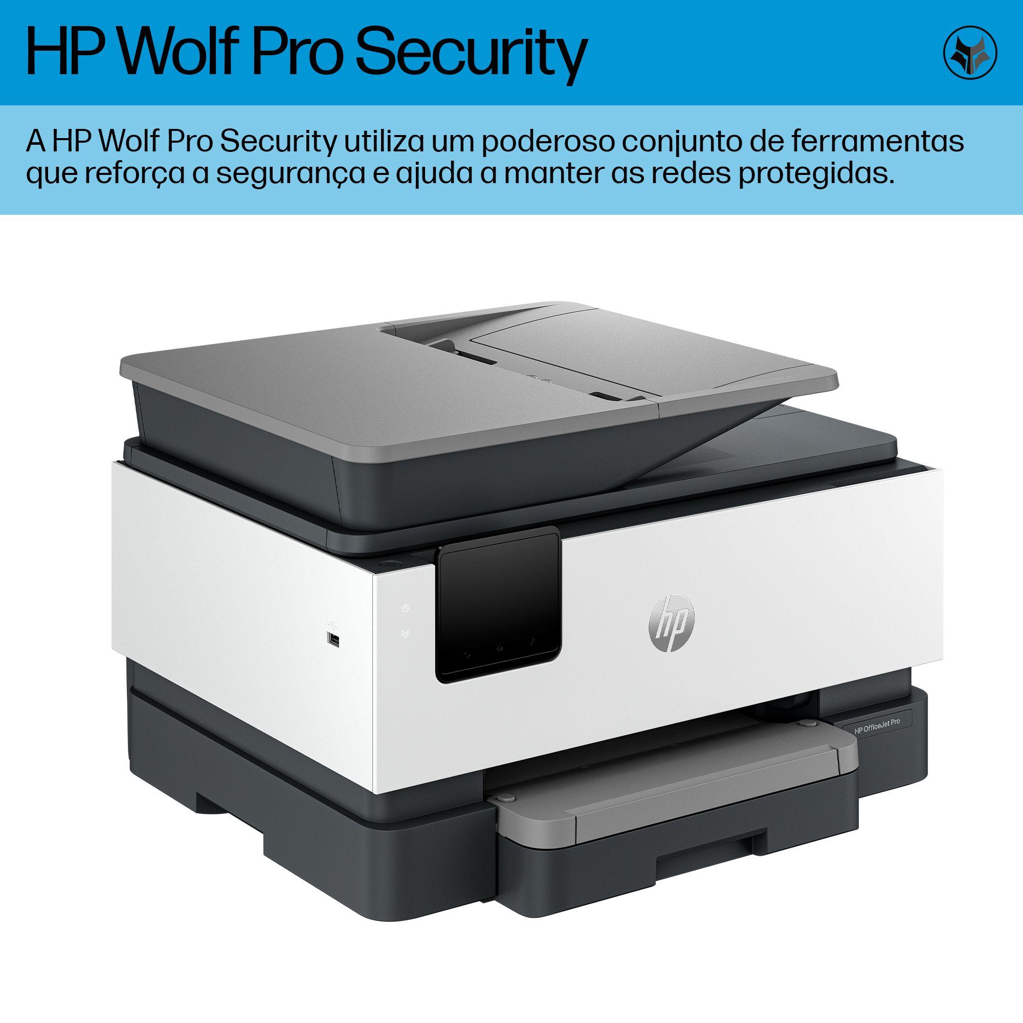 Impressora Multifunções HP OfficeJet Pro 9120b (A4 - Impressão a cores - 250 folhas - Cinzento) 4V2N0B — miniatura 8