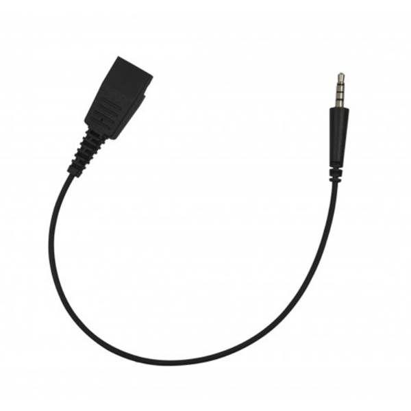 Cabo de Ligação JABRA 14208-10 (QD para jack de 3,5 mm - Preto/Prateado), miniatura 2