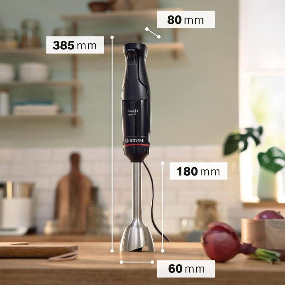 Varinha Mágica BOSCH MSM4B6V2 ErgoMaster Série 4 (1000 W - Altura 38,5 cm - Antracite e Preto), miniatura 3