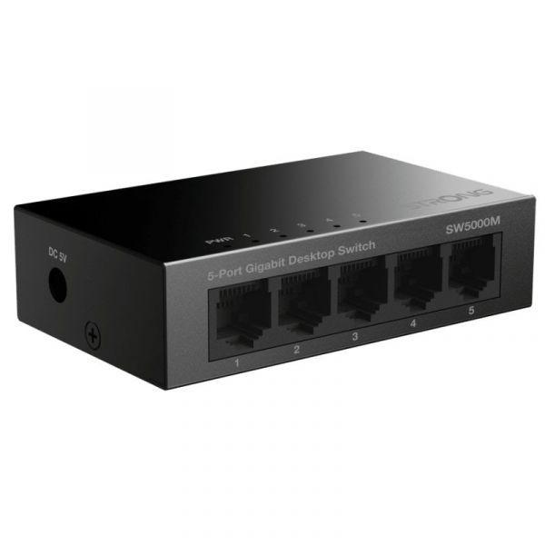 Switch STRONG SW5000M (Gigabit Ethernet - 10 Gbit/s - Preto) — miniatura 2