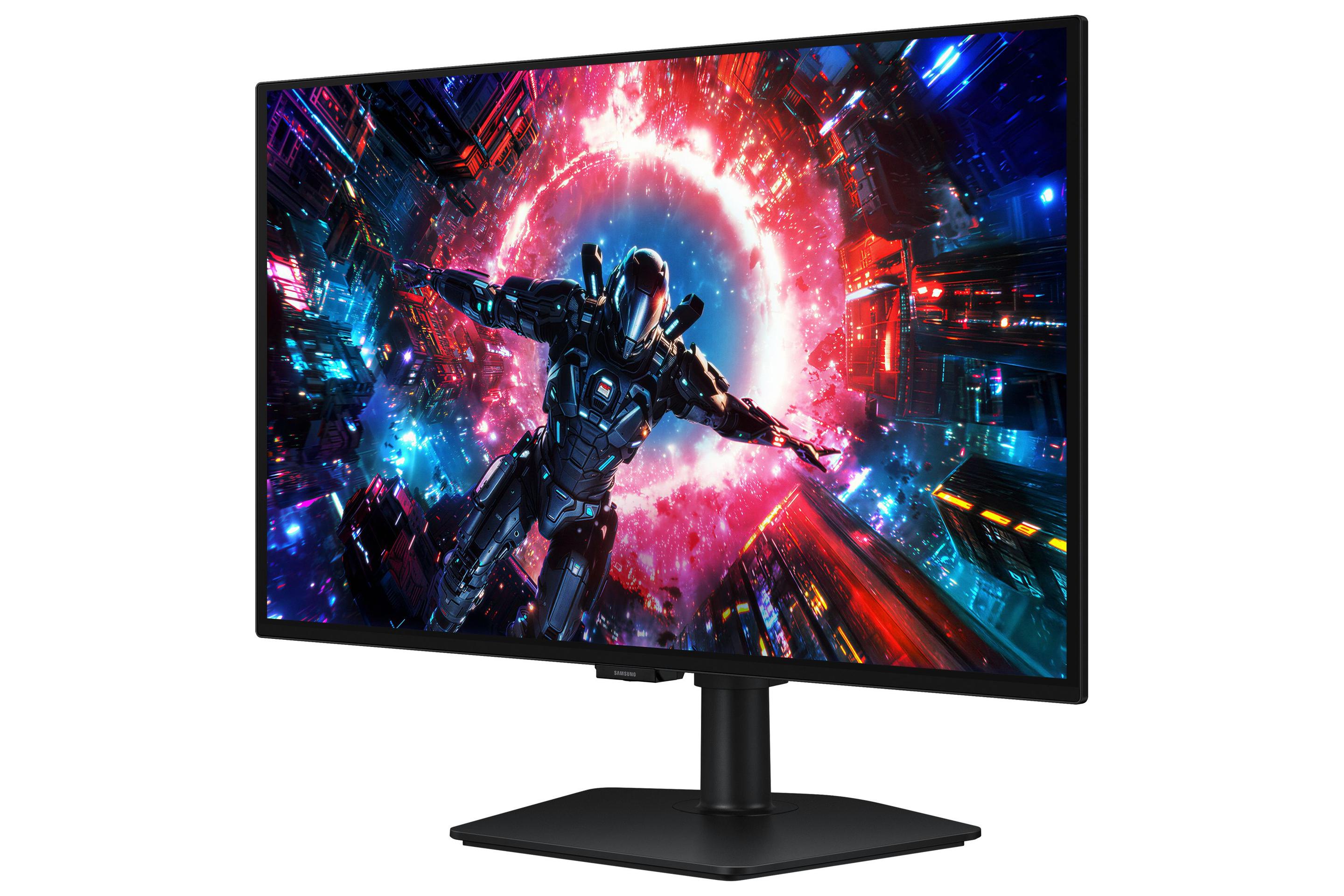 Monitor SAMSUNG Odyssey OLED G7 G70SH (27" - OLED - 165 Hz - Preto) — miniatura 3