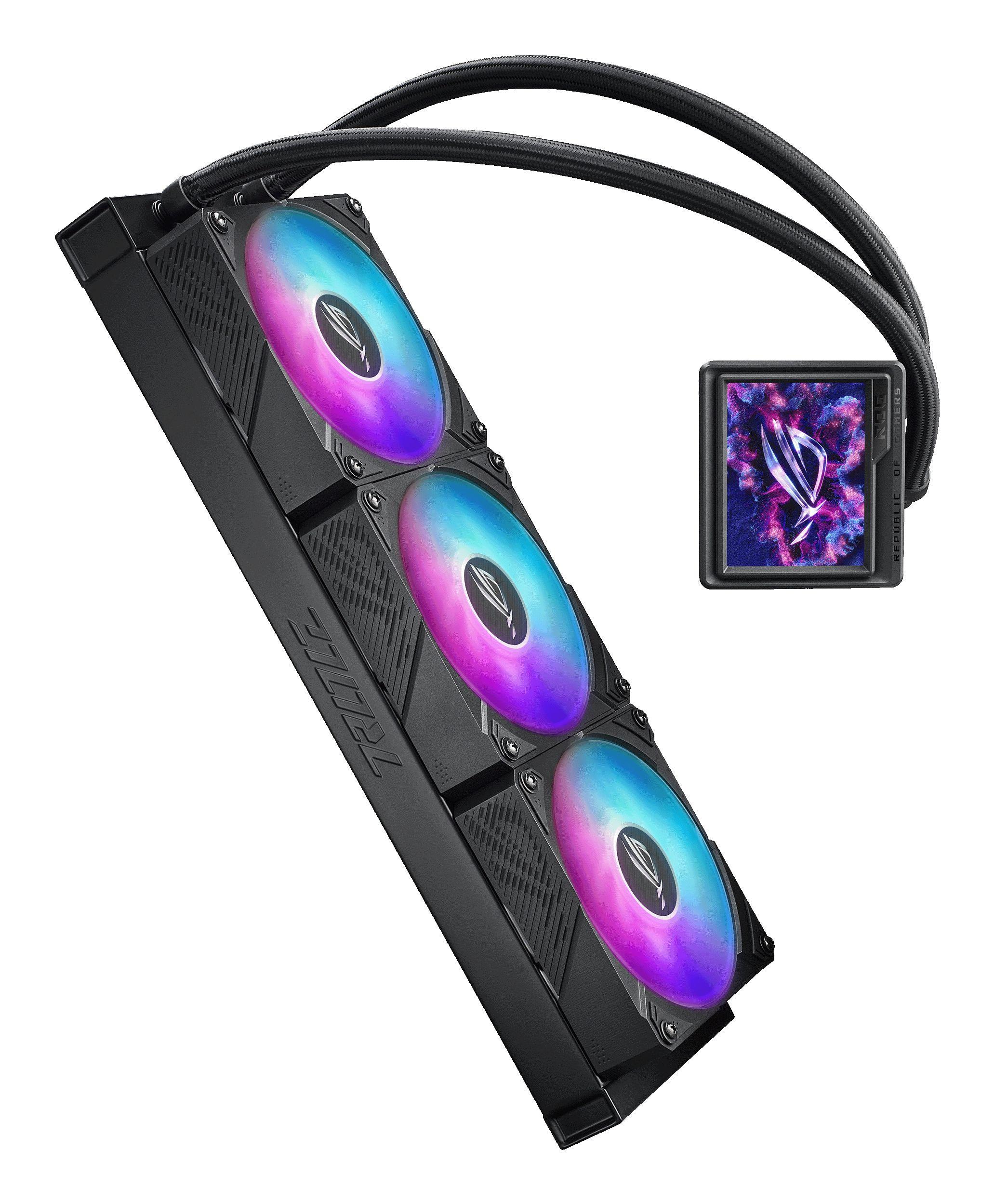 Refrigerador Líquido All-in-One ASUS ROG Ryujin III 360 ARGB Extreme (120 mm - 3 ventoinhas - 2800 RPM - Preto), miniatura 7