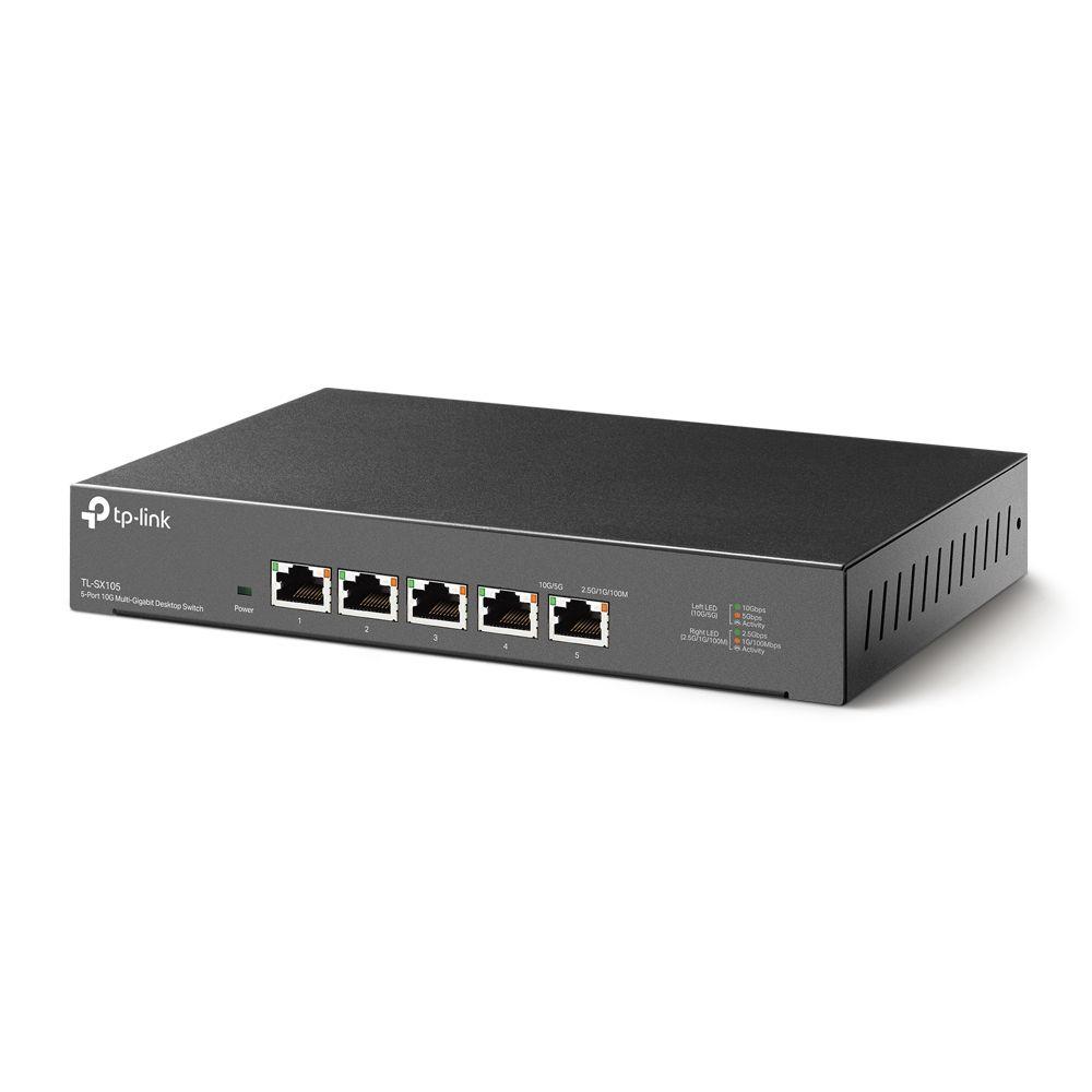 Switch TP-LINK TL-SX105 (10G Ethernet - 16 MB - 100 Gbit/s - Preto), miniatura 3