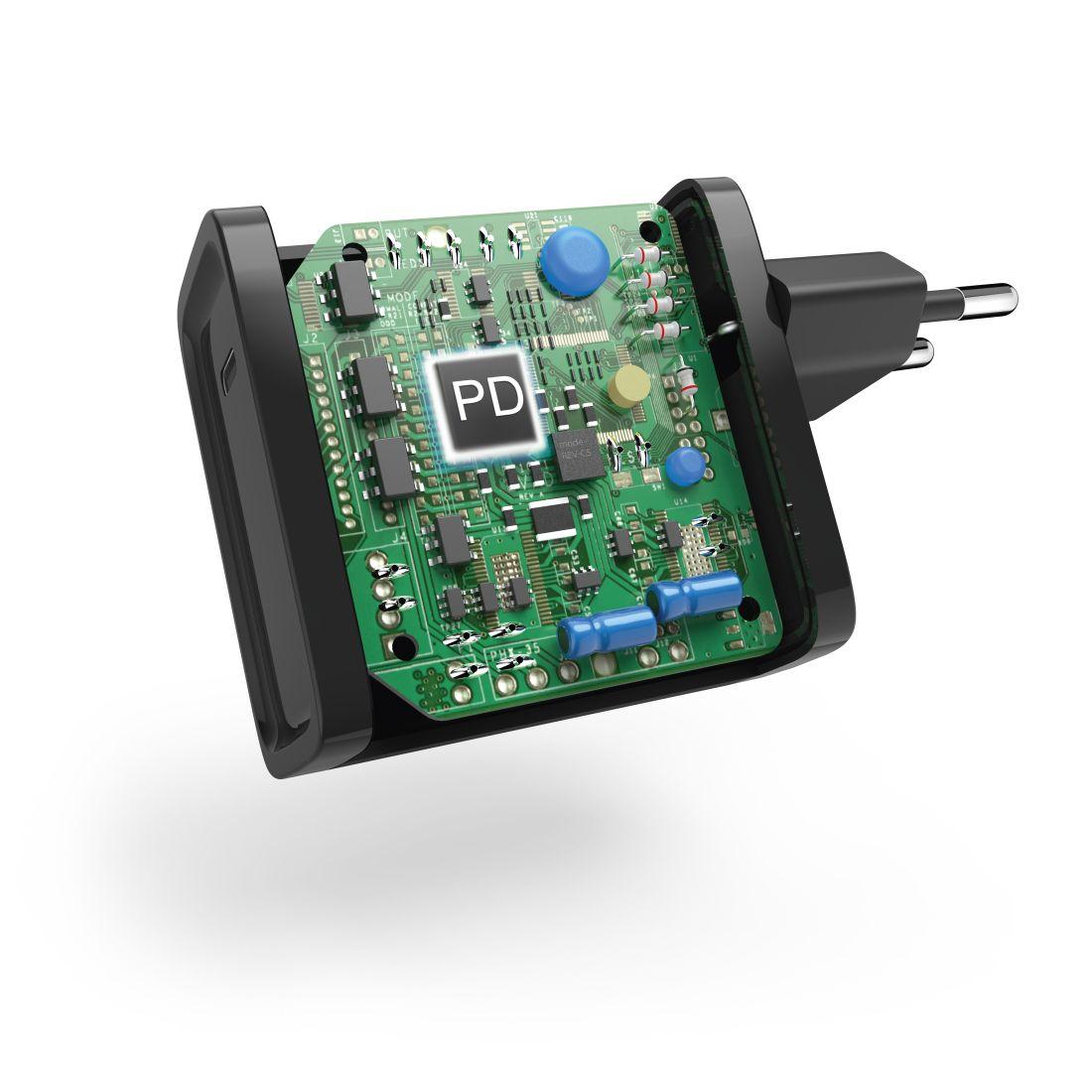 Carregador USB-C HAMA 00200005 (USB Power Delivery - AC - Preto), miniatura 2