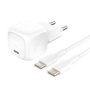 Carregador de Telemóvel BELKIN WCA009KQ1MWH-B6 (20 W - Branco)